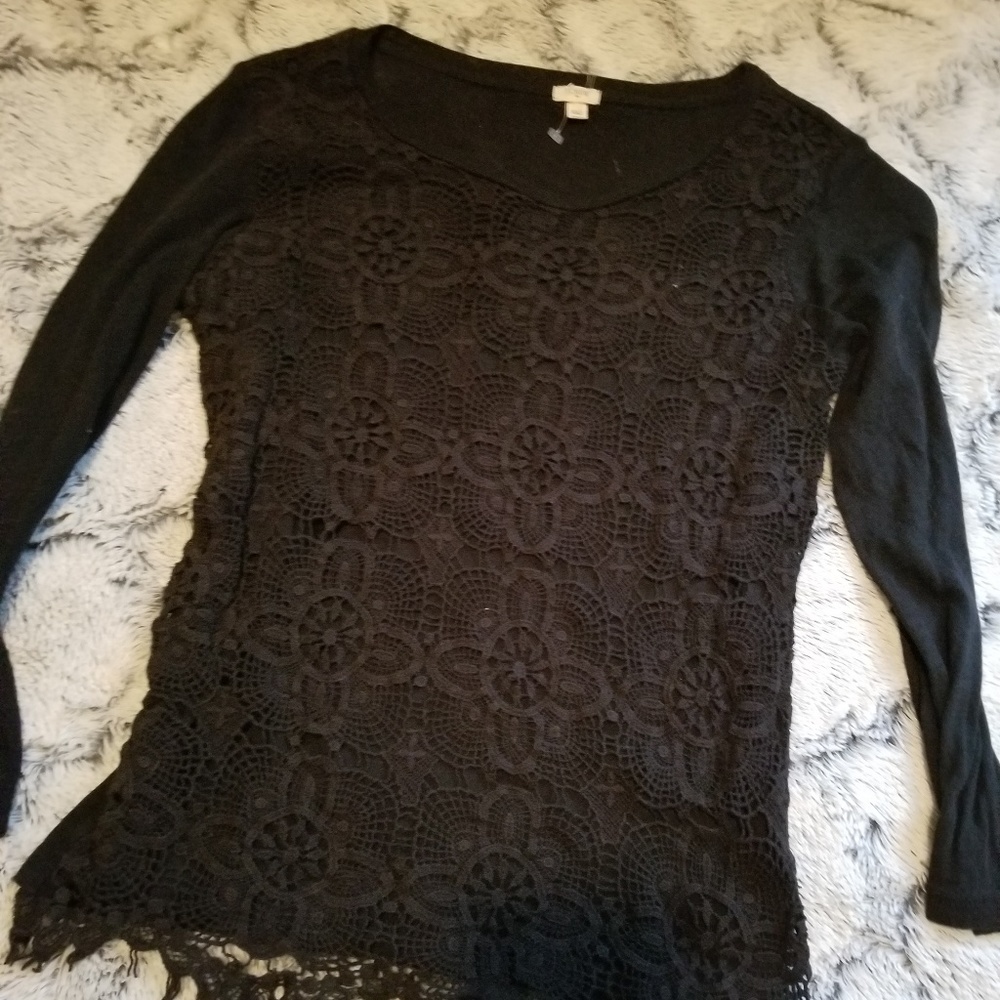 Adorable black long sleeve